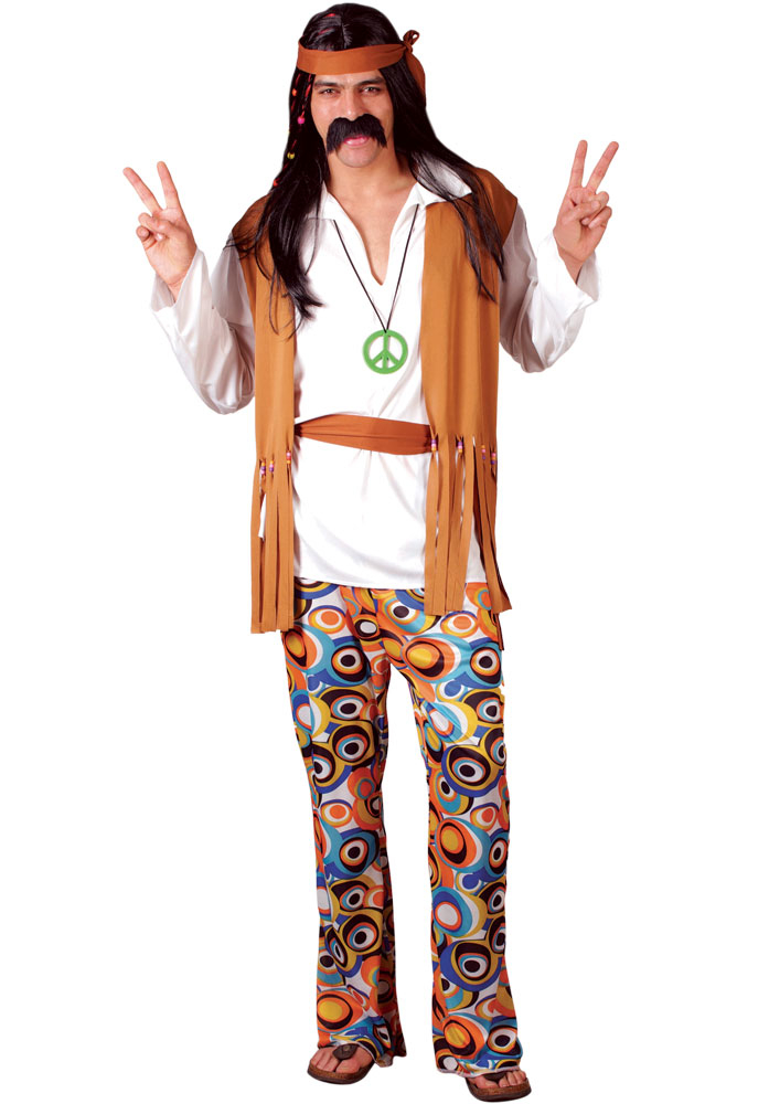 mens flower power fancy dress